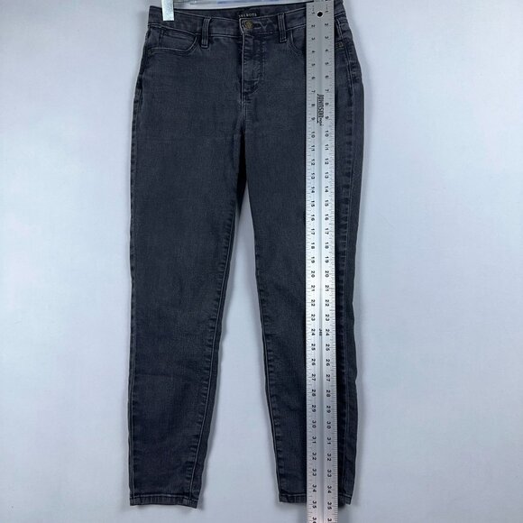 Talbots Jegging Jeans Womens Size 4 Petite Mid Rise Dark Wash Stretch Black - Picture 13 of 14